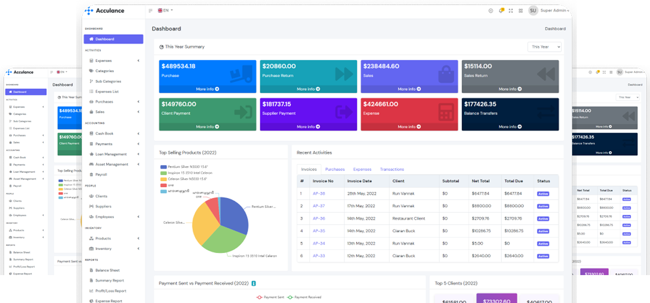 Viviane Health dashboard interface